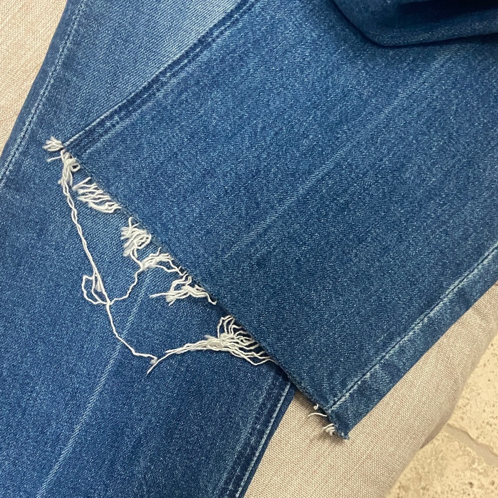 MOTHER High Rise Blue Jeans - Picture 6 of 7